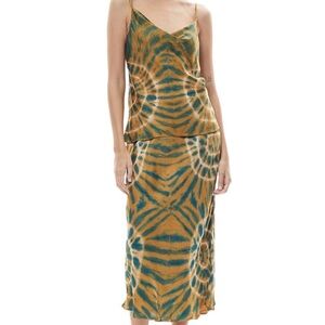 YBF felicity skirt and emmet tank in golden harvest spin wash